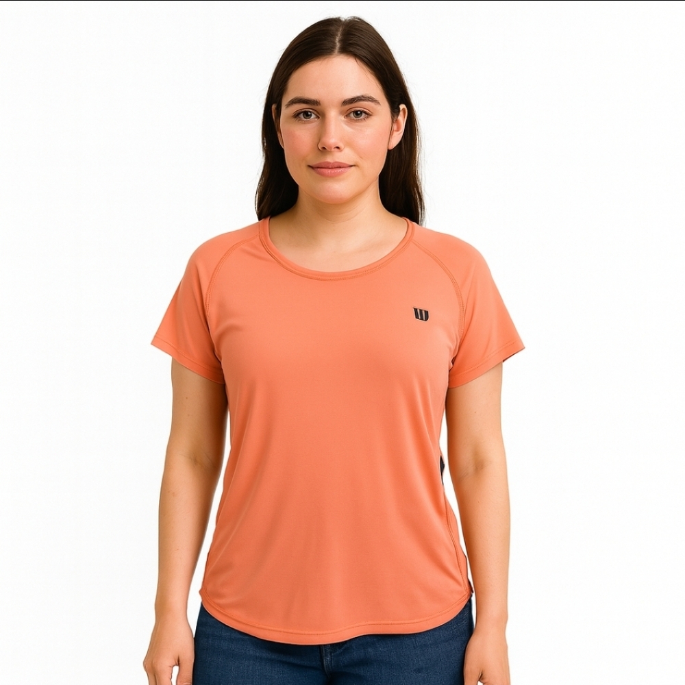 Wilson Atheleisure Sportswear Athletic Peach Top size Med